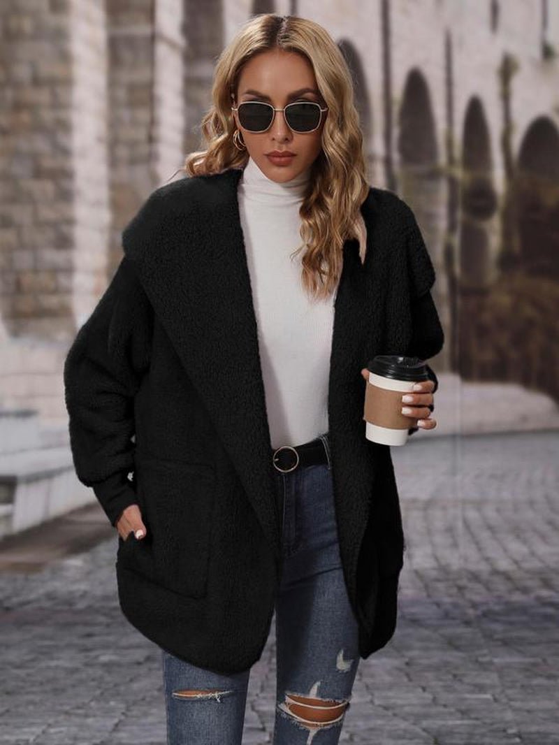 Casual Single - Breasted Hooded Jacket - Bela Fils BoutiqueBela Fils Boutique