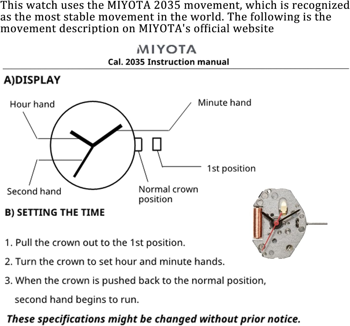 Waterproof Nurse Watch for Medical Professionals,Women Men, 24 Hour with Second Hand, Military Time Easy to Read Dial