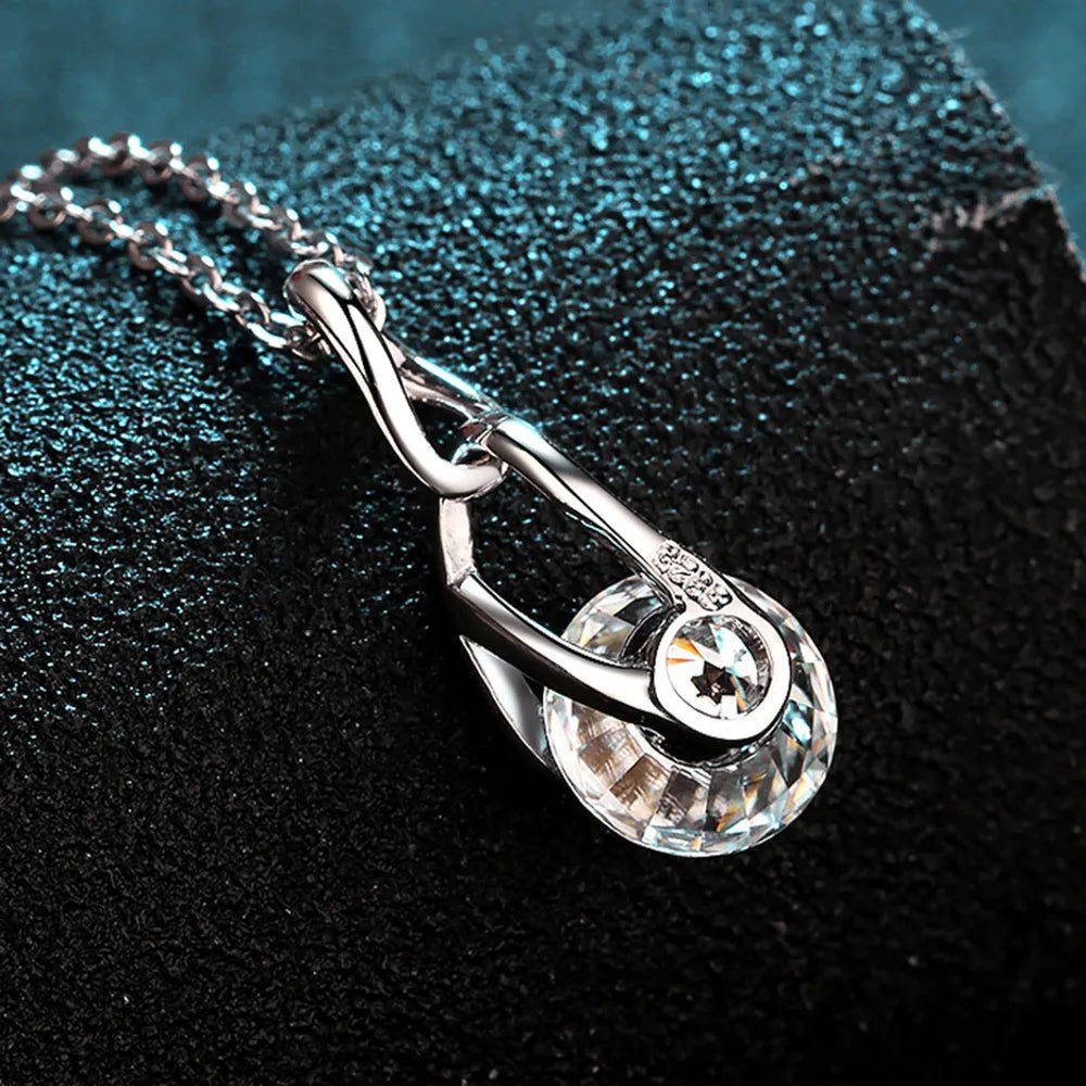 2 Carat Moissanite 925 Sterling Silver Necklace - Bela Fils BoutiqueBela Fils Boutique