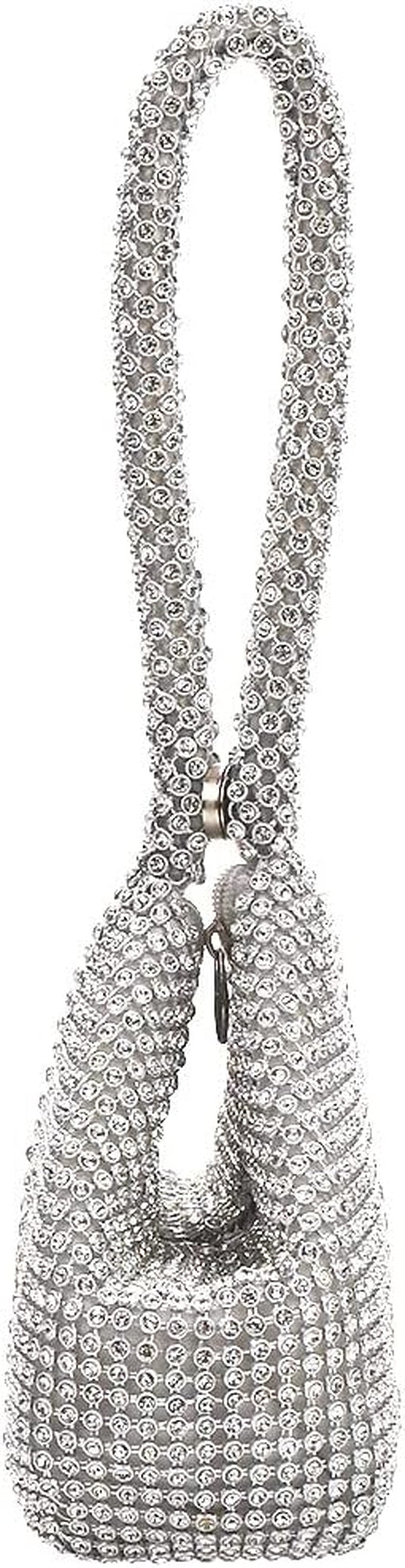 Women'S Rhinestone Purse Evening Bags Sparkly Glitter Triangle Clutch Purses for Women Evening Party Prom Cocktail,1920S Purse