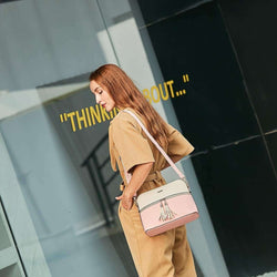 Women Fashion Handbags Wallet Tote Bag Shoulder Bag Top Handle Satchel Purse Set 4Pcs