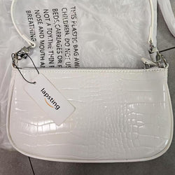 Shoulder Bag for Women 90S Trendy Purse Small Crocodile Clutch Y2K Fashion Mini Handbag with Crossbody Strap