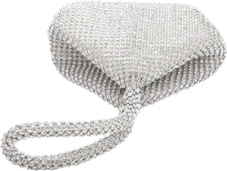 Women'S Rhinestone Purse Evening Bags Sparkly Glitter Triangle Clutch Purses for Women Evening Party Prom Cocktail,1920S Purse