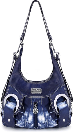 Purse Women Hobo Handbag Fashion Roomy Crossbody Shoulder Bag Ladies Top Handle Handbag Washed PU Leather