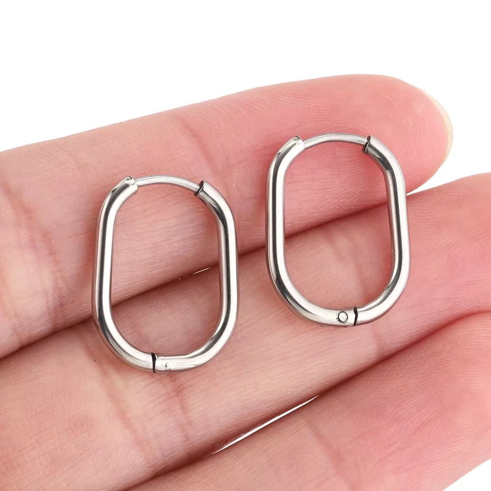 6Pcs Stainless Steel Hoop Earrings for Women Earrings Piercing Jewelry Earring Hoop Prevent Allergy Earrings Jewelry Wholesale - Bela Fils BoutiqueBela Fils Boutique