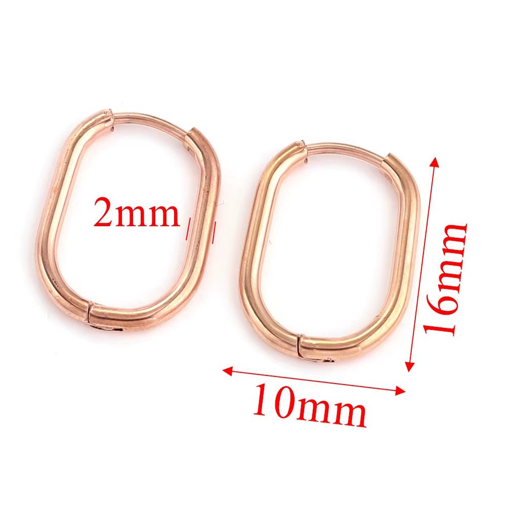 6Pcs Stainless Steel Hoop Earrings for Women Earrings Piercing Jewelry Earring Hoop Prevent Allergy Earrings Jewelry Wholesale - Bela Fils BoutiqueBela Fils Boutique