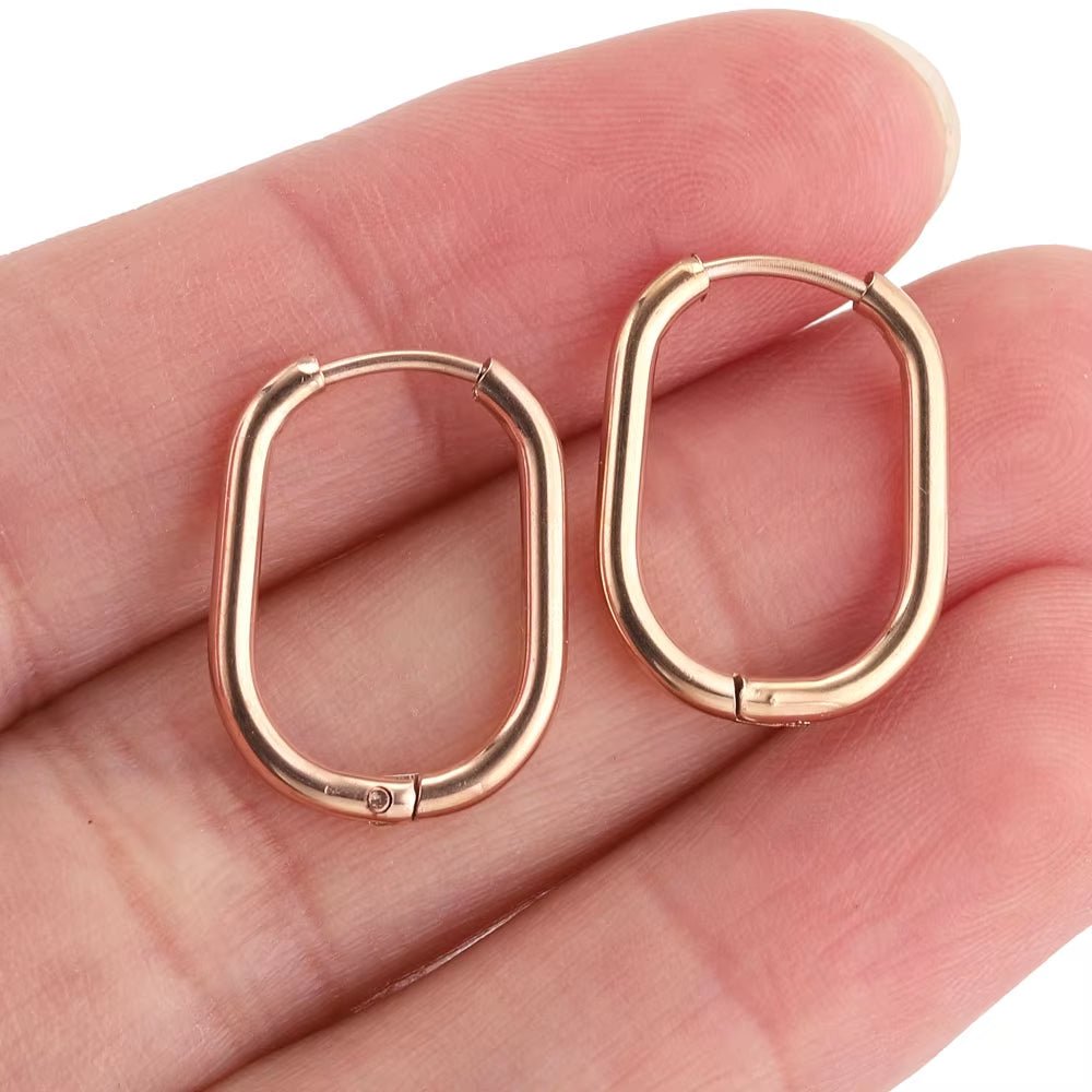 6Pcs Stainless Steel Hoop Earrings for Women Earrings Piercing Jewelry Earring Hoop Prevent Allergy Earrings Jewelry Wholesale - Bela Fils BoutiqueBela Fils Boutique
