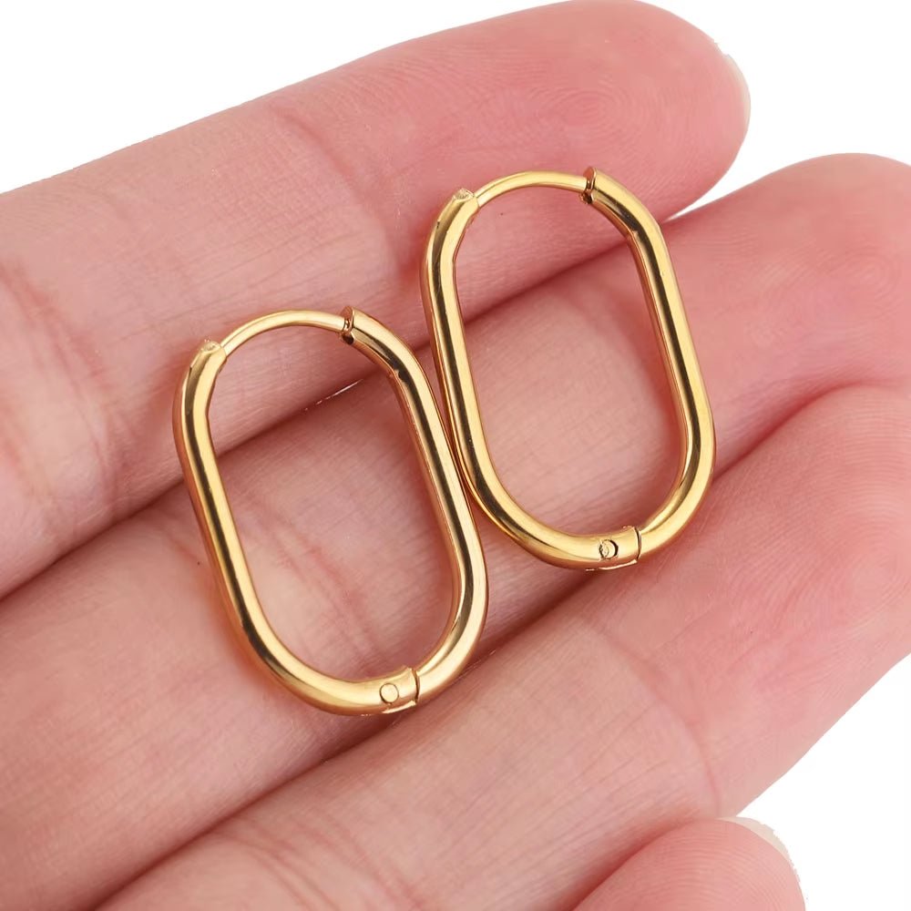 6Pcs Stainless Steel Hoop Earrings for Women Earrings Piercing Jewelry Earring Hoop Prevent Allergy Earrings Jewelry Wholesale - Bela Fils BoutiqueBela Fils Boutique