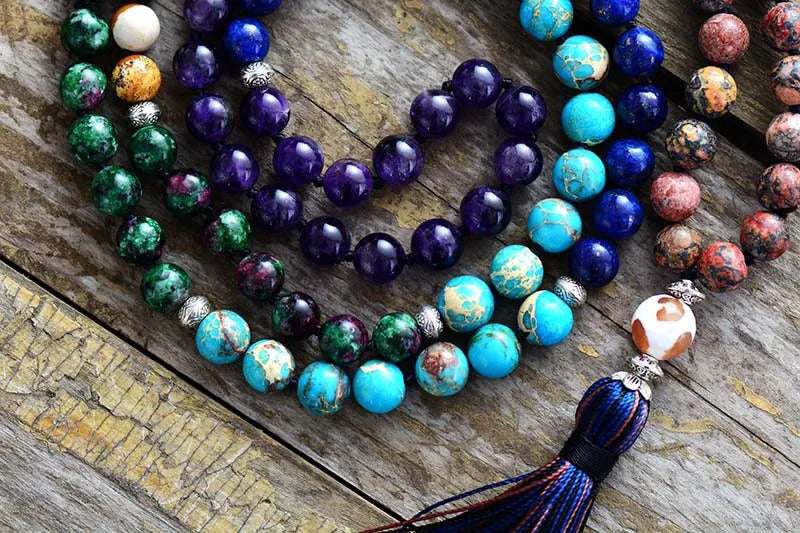 7 Chakra Mala Tassel Necklace - Bela Fils BoutiqueNecklacesBela Fils Boutique