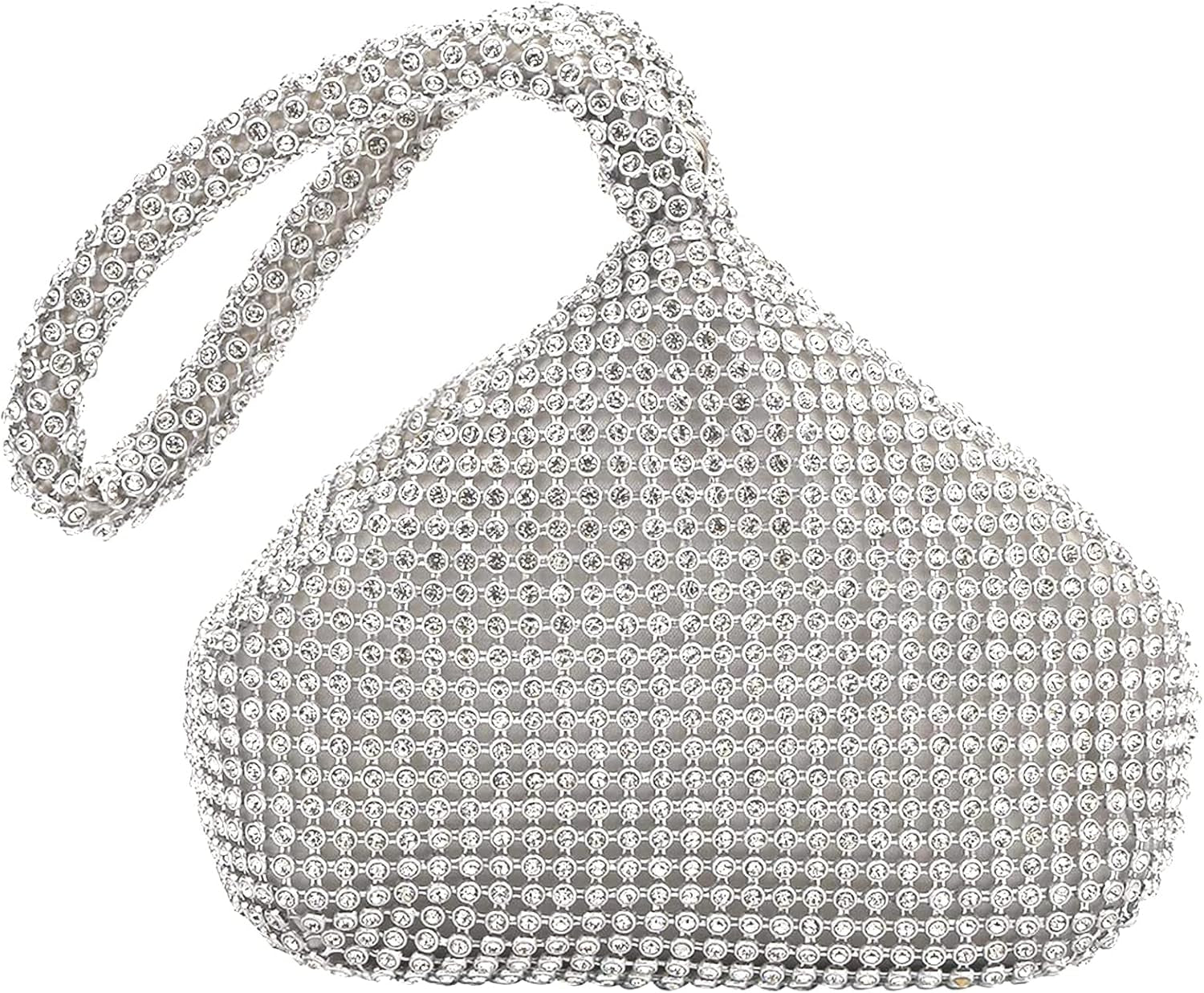 Women'S Rhinestone Purse Evening Bags Sparkly Glitter Triangle Clutch Purses for Women Evening Party Prom Cocktail,1920S Purse