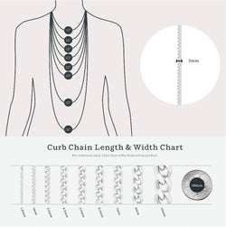 Silver Chain Anklet for Men & Women – 3Mm Cuban Link, Solid 925 Sterling Silver, Italian Made, Hypoallergenic, Tarnish Resistant, 11 Inch