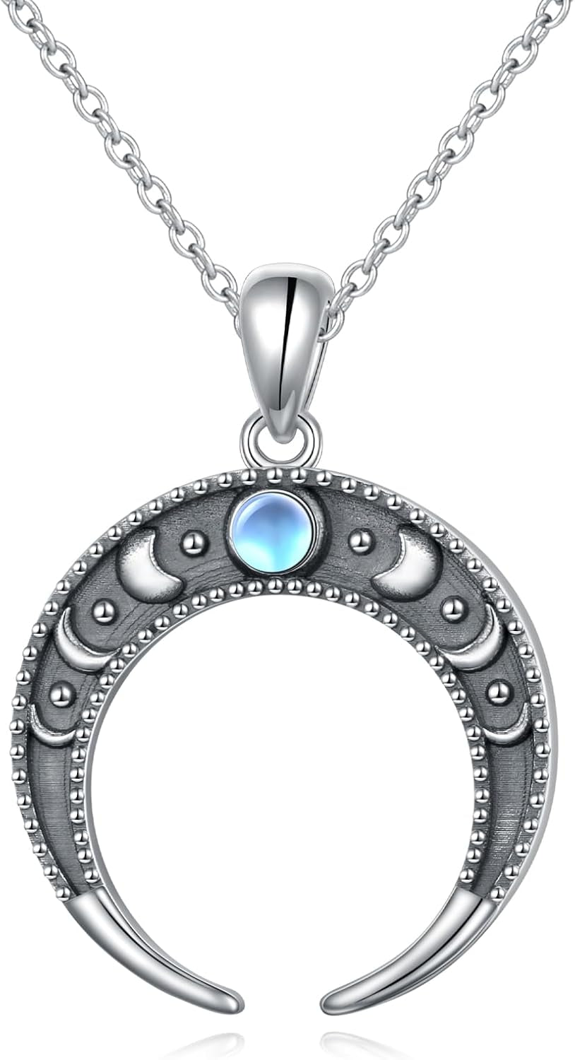 Sun/Moon Phase/Gymnastics/Starfish Necklace for Women 925 Sterling Silver Necklace Jewelry Personalized Gifts Necklace Gift for Women and Girls 18 + 2 Inch Chain