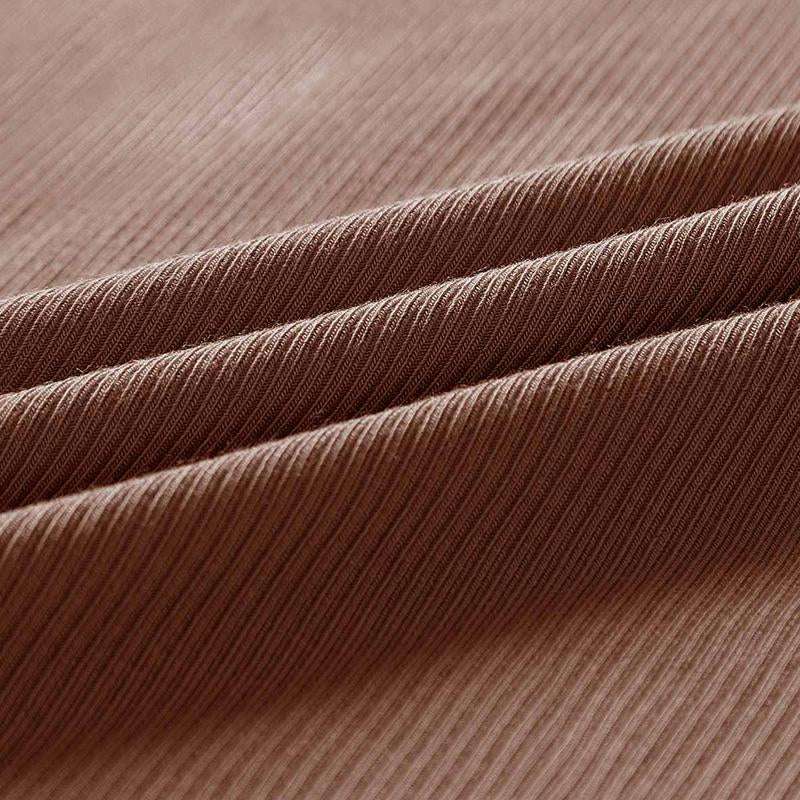 REORIA Tiktokshopbacktoschool Mother'S Day Gift Women'S Sexy Scoop Neck Long Sleeve Lounge Long Dress Summer Outdoorfun Ribbed Bodycon Maxi Dresses Fall Winter Layer Casual Fabric