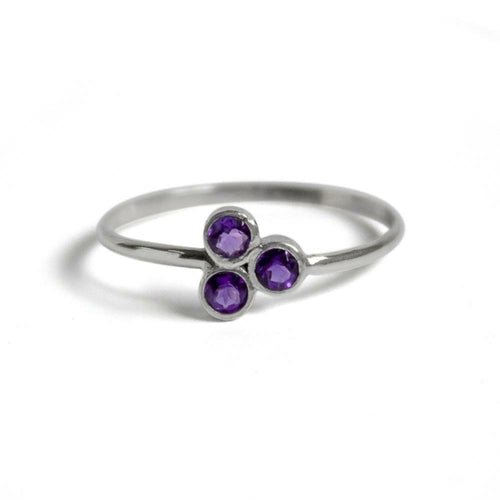 Amethyst Cluster Sterling Silver Ring - Bela Fils BoutiqueJewelry & WatchesBela Fils Boutique
