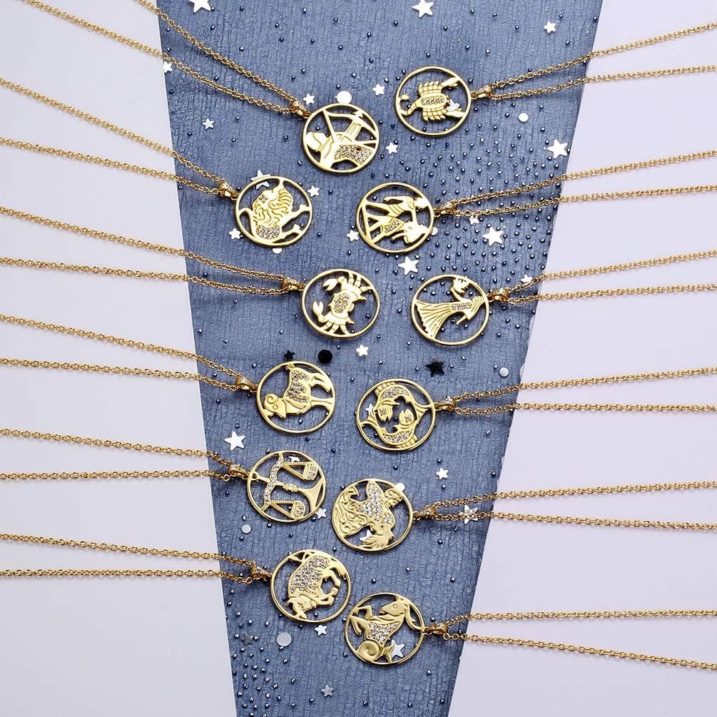 Astrology Sign Necklace for Men & Women – Horoscope Jewelry - Bela Fils BoutiqueBela Fils Boutique