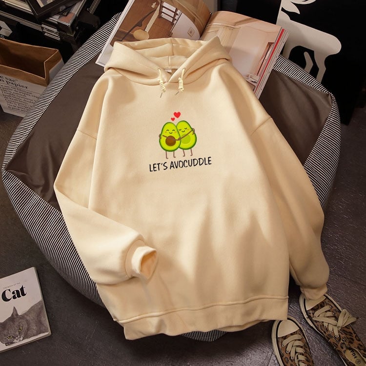 Avocado Hoodie Sweatshirt for Men and Women, Loose Fit - Bela Fils BoutiqueBela Fils Boutique
