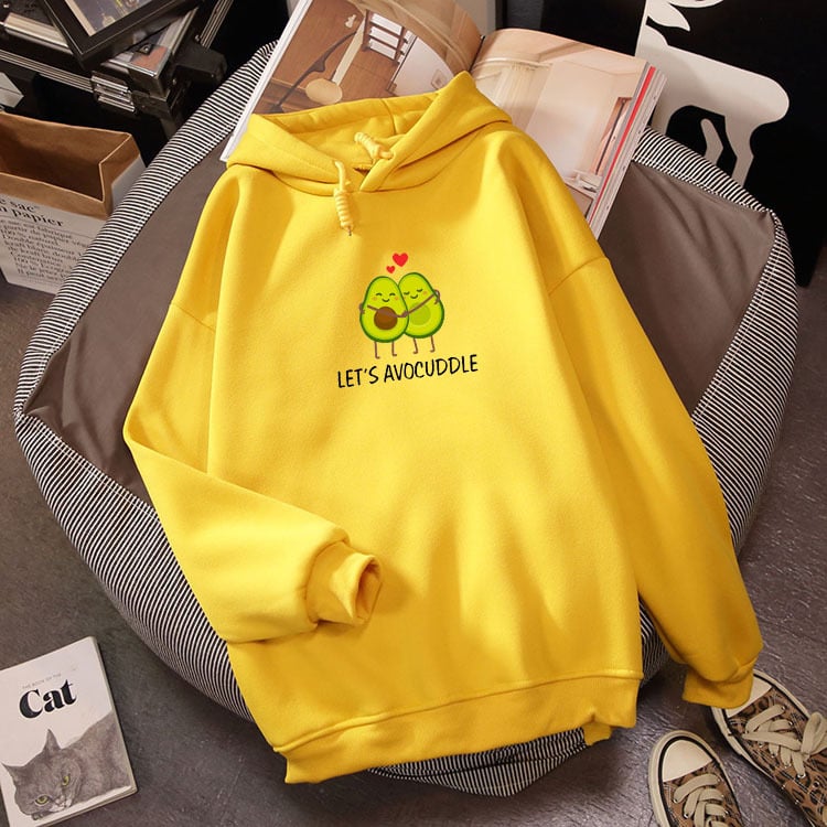 Avocado Hoodie Sweatshirt for Men and Women, Loose Fit - Bela Fils BoutiqueBela Fils Boutique
