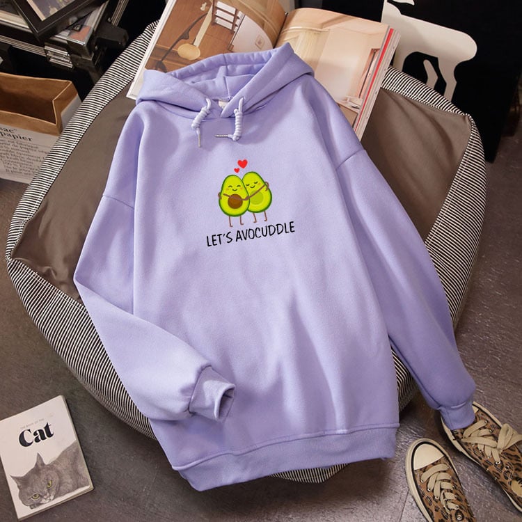 Avocado Hoodie Sweatshirt for Men and Women, Loose Fit - Bela Fils BoutiqueBela Fils Boutique