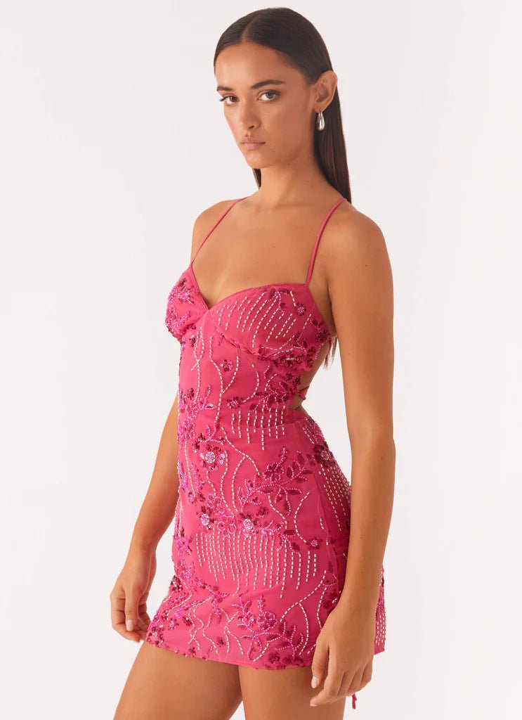 Backless Mini Dress - Bela Fils BoutiqueBela Fils Boutique