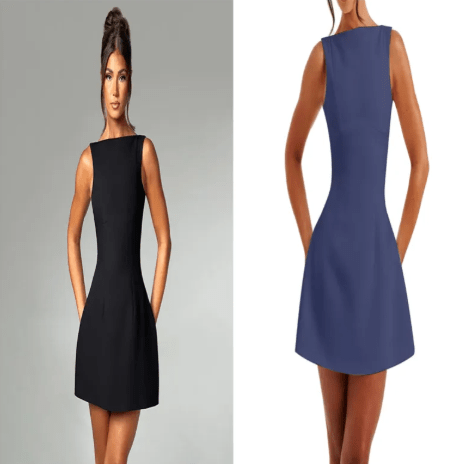 Backless Slim Fit Mini Dress - Bela Fils BoutiqueBela Fils Boutique
