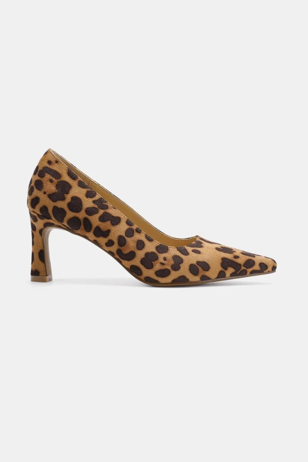 Beast Fashion Faux Suede Leopard Point Toe Pumps - Bela Fils BoutiqueBela Fils Boutique