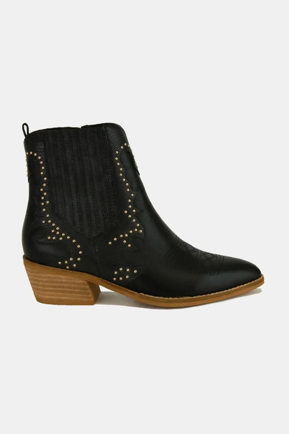 Beast Fashion Studded Detail Point Toe Boots - Bela Fils BoutiqueBela Fils Boutique
