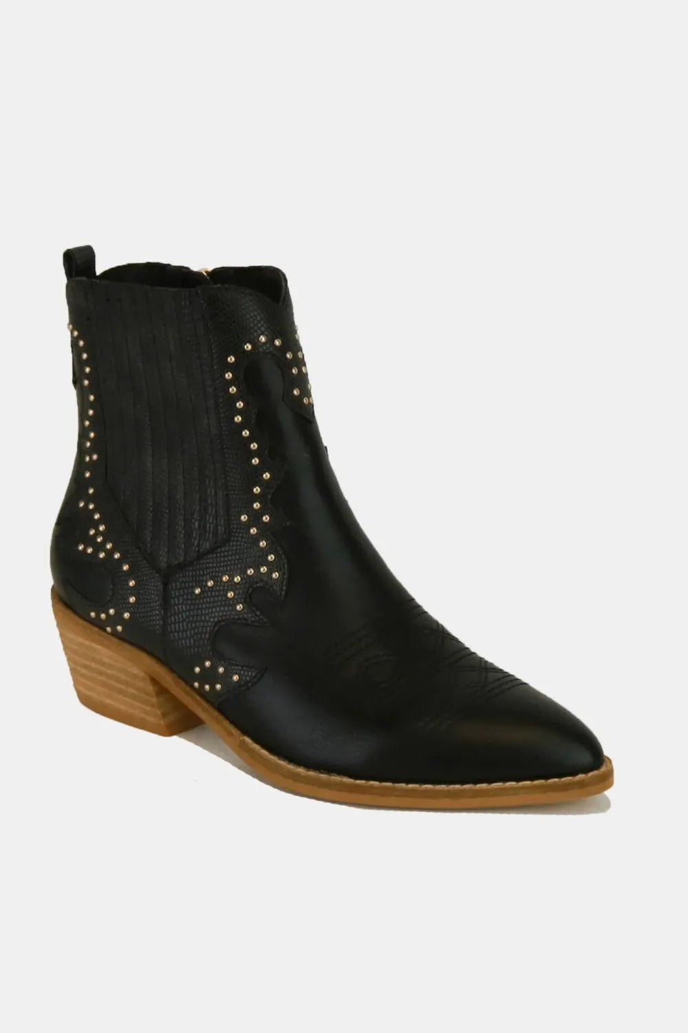 Beast Fashion Studded Detail Point Toe Boots - Bela Fils BoutiqueBela Fils Boutique