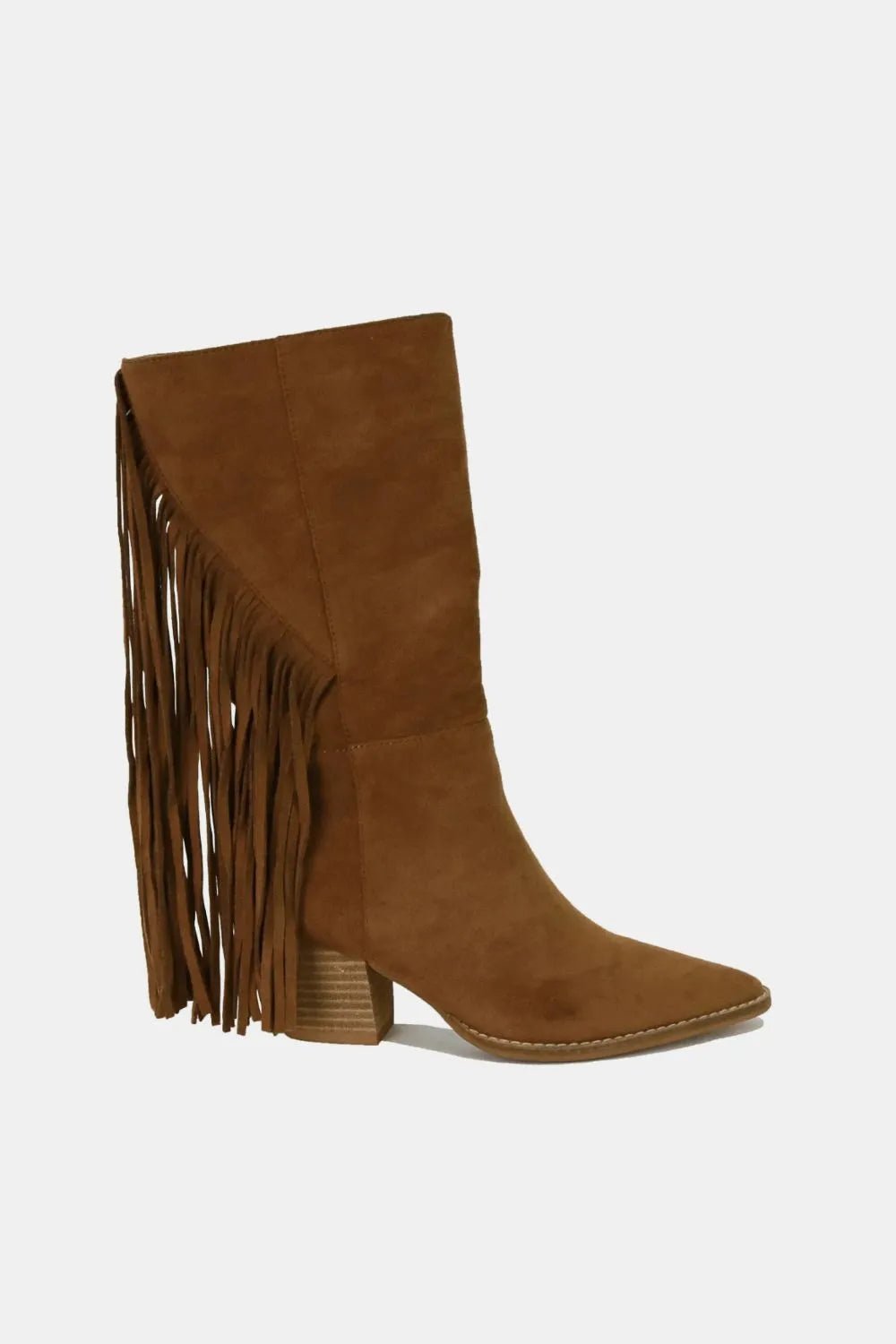 Beast Fashion Suede Fringe Point Toe Boots - Bela Fils BoutiqueBela Fils Boutique