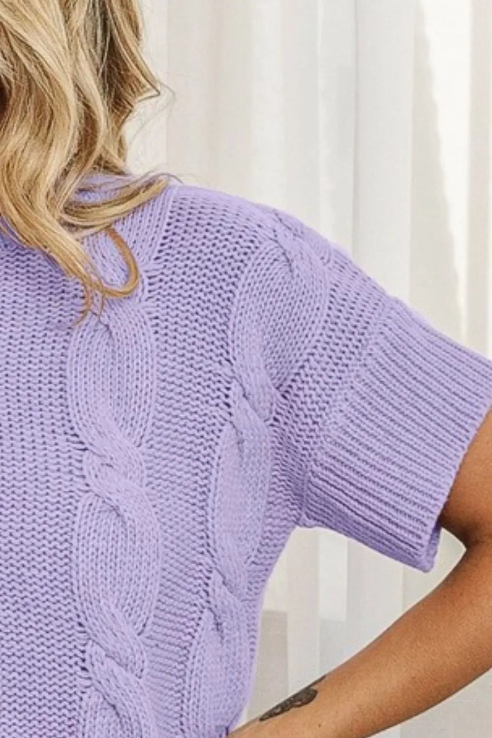 BiBi Cable Knit Textured Sweater Top - Bela Fils BoutiqueBela Fils Boutique