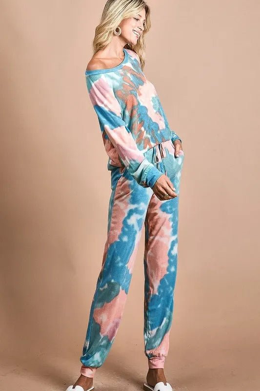 BiBi Tie Dye French Terry Jogger Pants - Bela Fils BoutiqueBela Fils Boutique