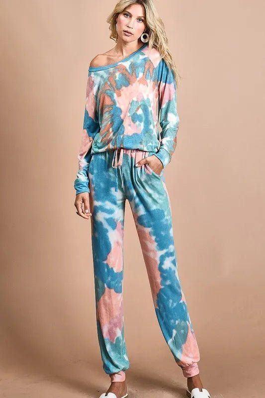 BiBi Tie Dye French Terry Jogger Pants - Bela Fils BoutiqueBela Fils Boutique