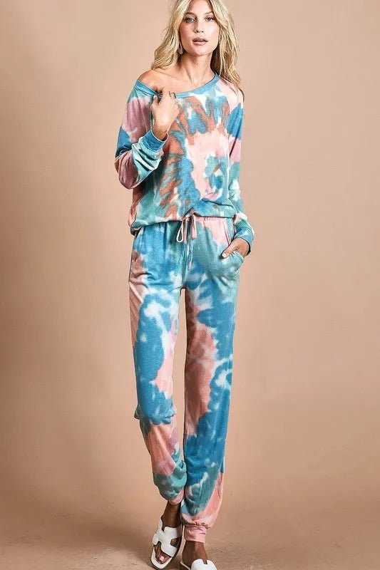 BiBi Tie Dye French Terry Jogger Pants - Bela Fils BoutiqueBela Fils Boutique