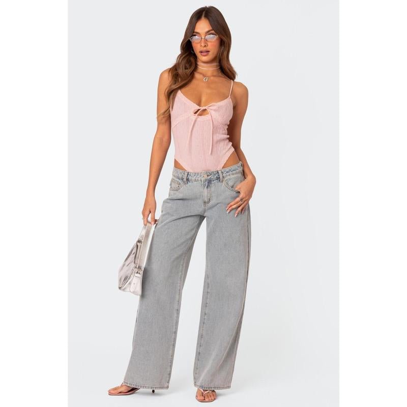Bow Pocket Relaxed Jeans - Bela Fils BoutiqueBela Fils Boutique