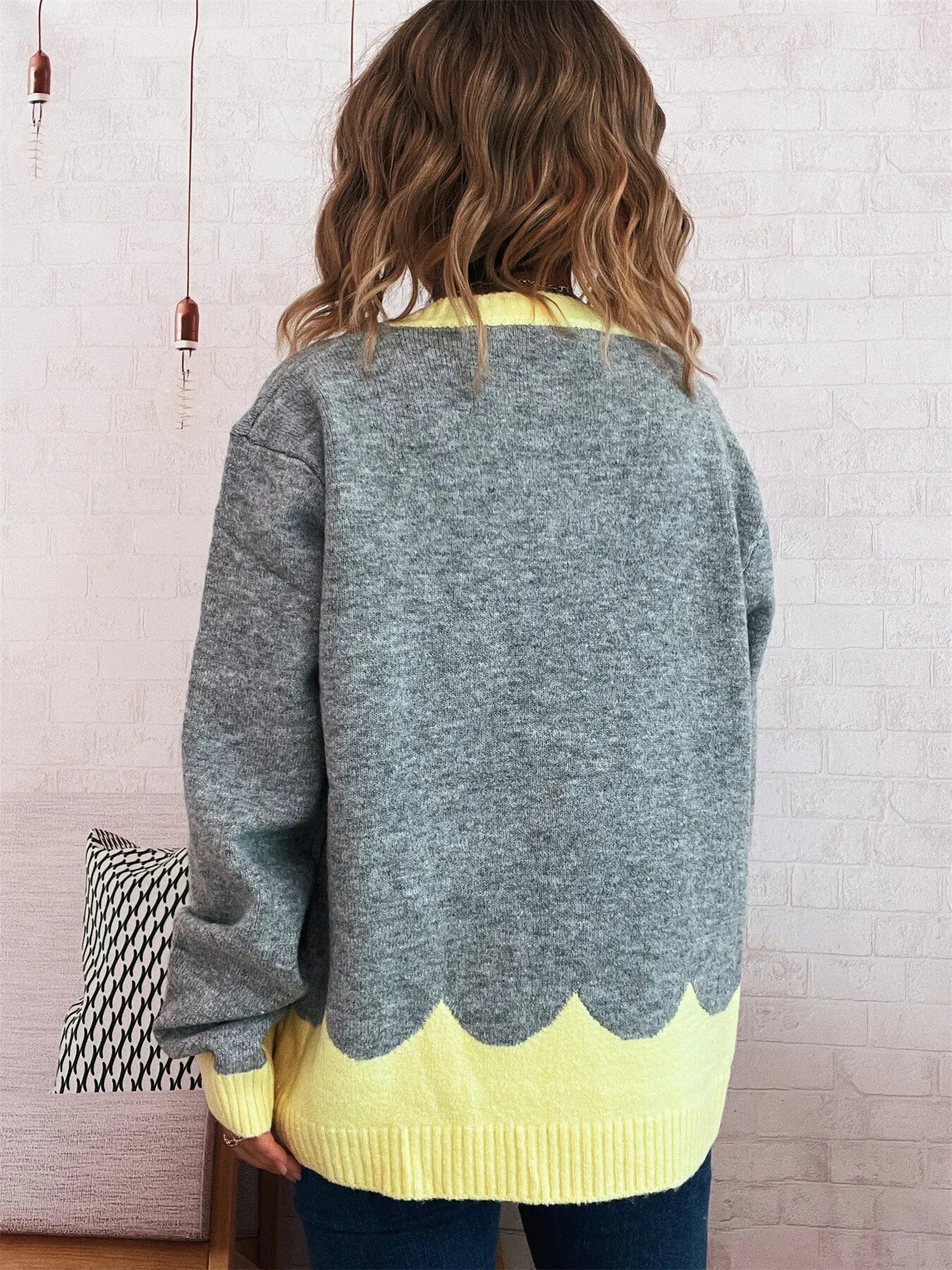Button - Front Contrast Trim Cardigan - Bela Fils BoutiqueBela Fils Boutique