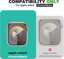 Compatible with Apple Watch Series 9 8/7 45Mm SE 6/5/4/3 44Mm 42Mm, Rugged Case with Band for Men Women (45Mm/44Mm/42Mm,41Mm/40Mm/38Mm)