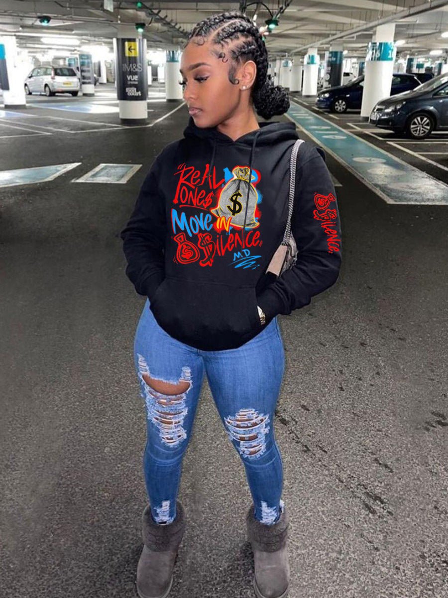 Casual Loose Sweatshirt for Women - Bela Fils BoutiqueBela Fils Boutique