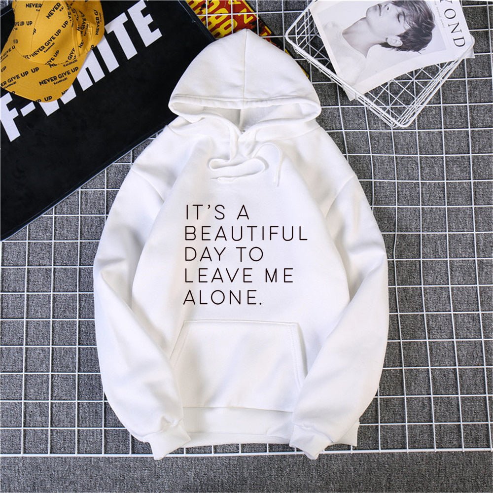 Casual Printed Hooded Long Sleeve Sweatshirt for Women - Bela Fils BoutiqueBela Fils Boutique