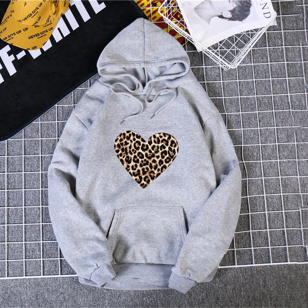 Casual Printed Hooded Long Sleeve Sweatshirt for Women - Bela Fils BoutiqueBela Fils Boutique