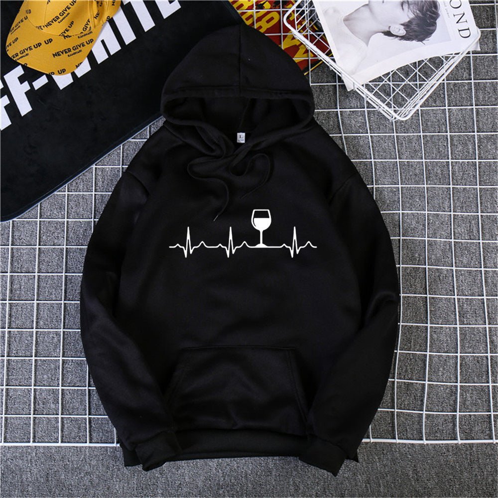Casual Printed Hooded Long Sleeve Sweatshirt for Women - Bela Fils BoutiqueBela Fils Boutique