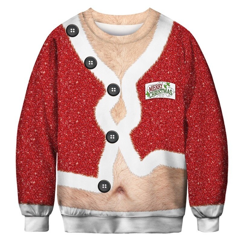 Christmas Digital Print Pullover Sweatshirt for Women - Bela Fils BoutiqueBela Fils Boutique