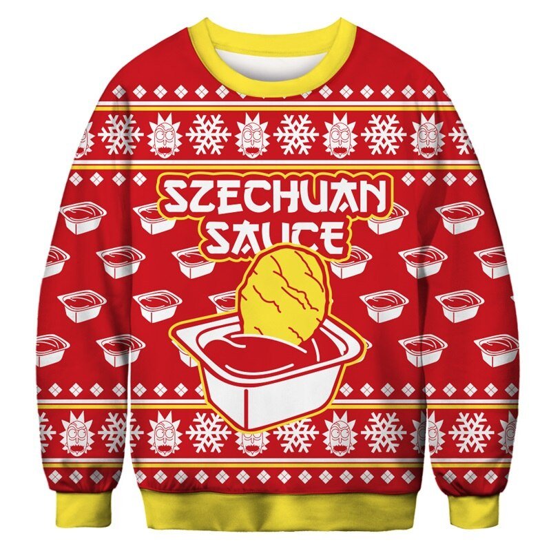 Christmas Digital Print Pullover Sweatshirt for Women - Bela Fils BoutiqueBela Fils Boutique