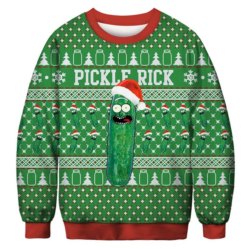 Christmas Digital Print Pullover Sweatshirt for Women - Bela Fils BoutiqueBela Fils Boutique