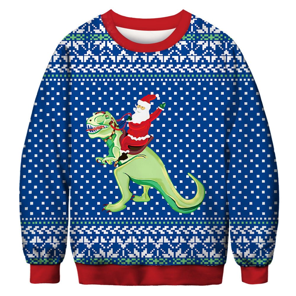 Christmas Digital Print Pullover Sweatshirt for Women - Bela Fils BoutiqueBela Fils Boutique