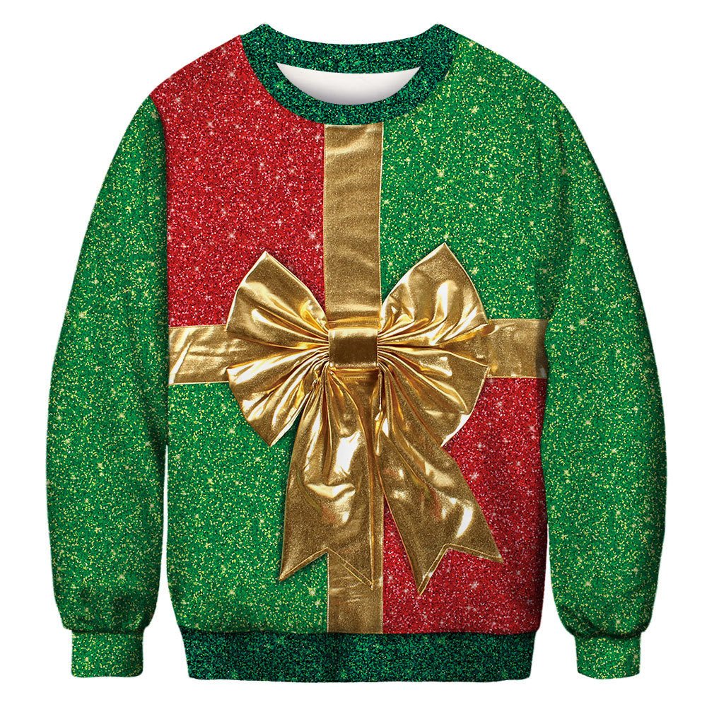 Christmas Digital Print Pullover Sweatshirt for Women - Bela Fils BoutiqueBela Fils Boutique