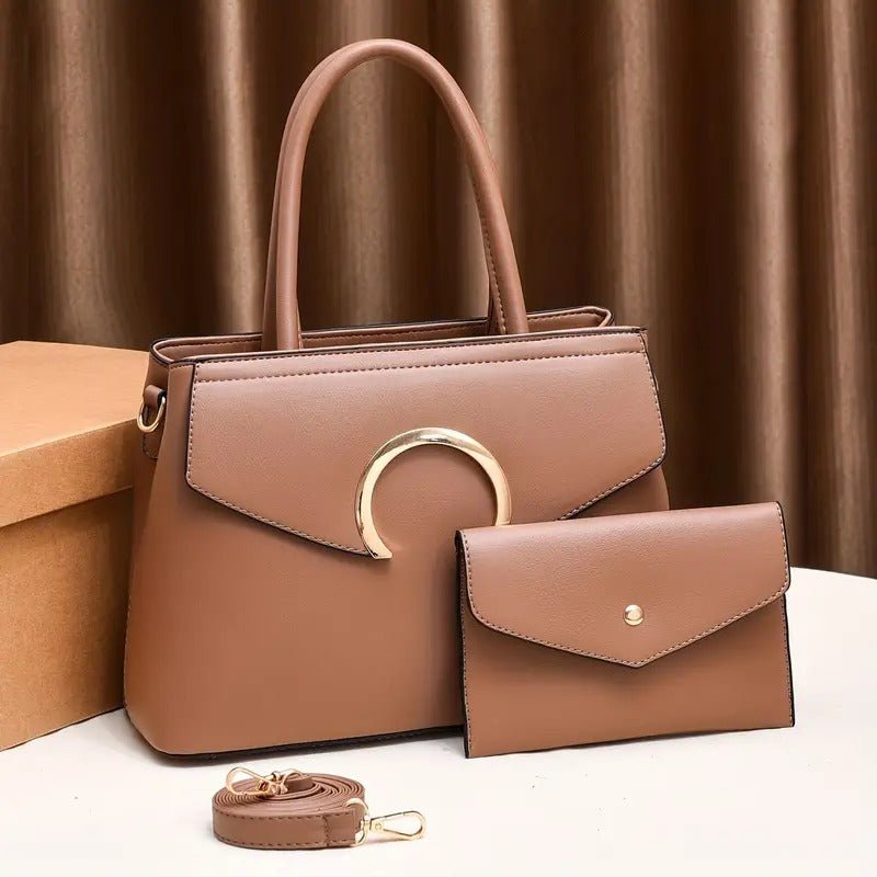 Classic Women's Wallet Set with Satchel Bag and Clutch - Bela Fils BoutiqueBela Fils Boutique