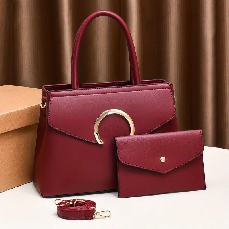 Classic Women's Wallet Set with Satchel Bag and Clutch - Bela Fils BoutiqueBela Fils Boutique