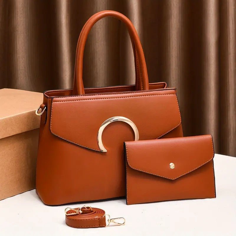 Classic Women's Wallet Set with Satchel Bag and Clutch - Bela Fils BoutiqueBela Fils Boutique