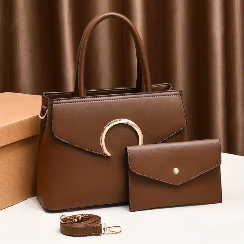 Classic Women's Wallet Set with Satchel Bag and Clutch - Bela Fils BoutiqueBela Fils Boutique
