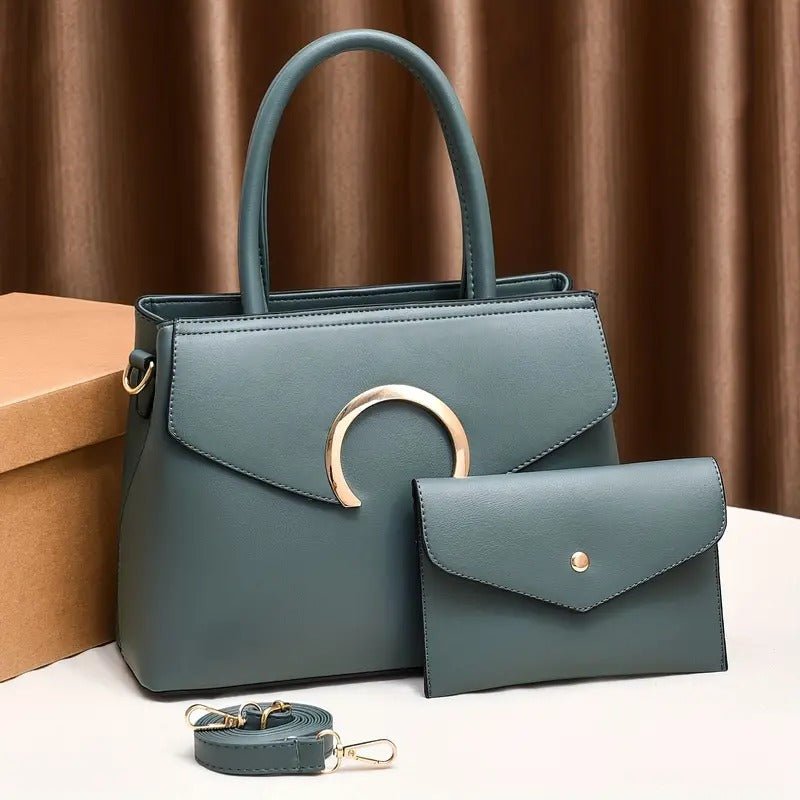 Classic Women's Wallet Set with Satchel Bag and Clutch - Bela Fils BoutiqueBela Fils Boutique