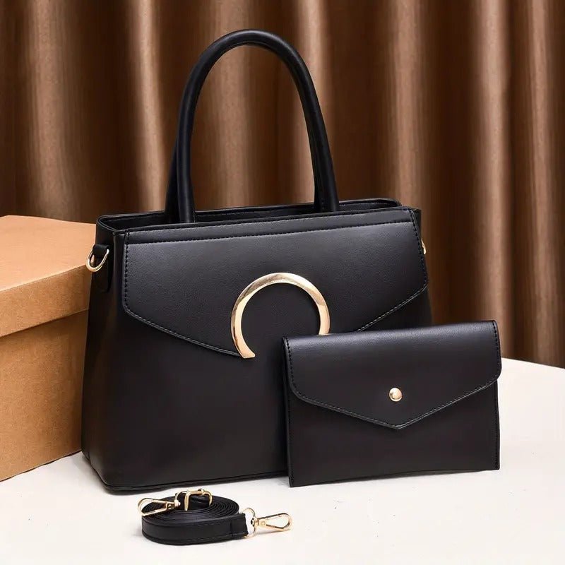 Classic Women's Wallet Set with Satchel Bag and Clutch - Bela Fils BoutiqueBela Fils Boutique